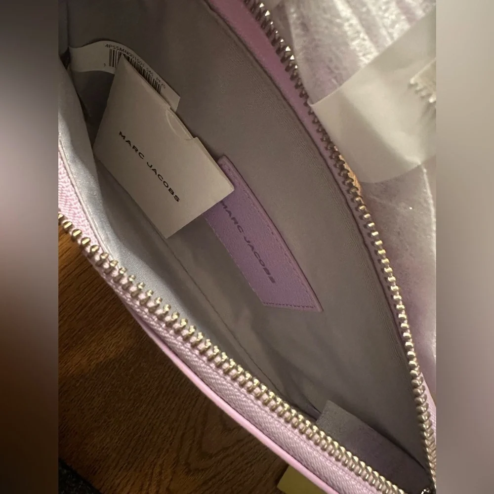 NWT! NEW! Marc Jacobs Leather Crossbody Wisteria with Silver hardware Women